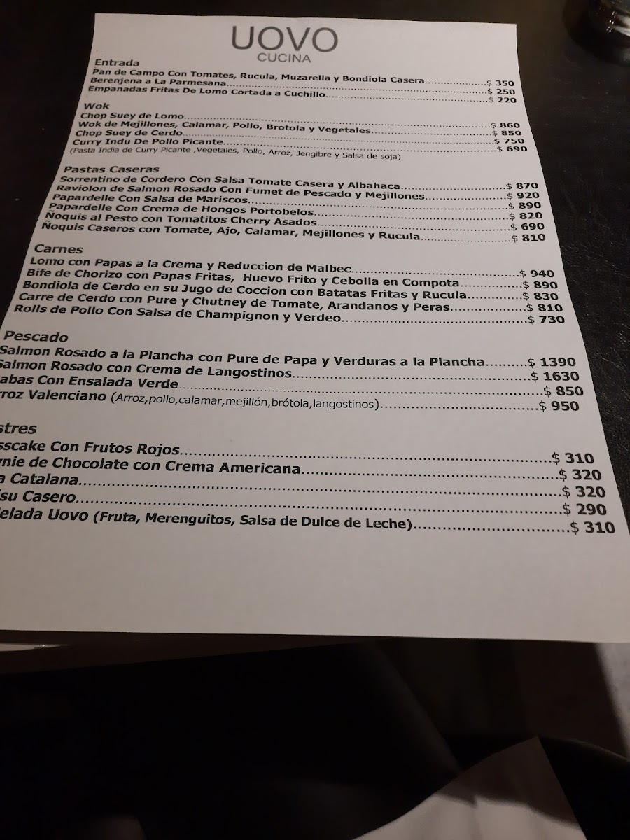 Menu Uovo Cucina Restaurante-1